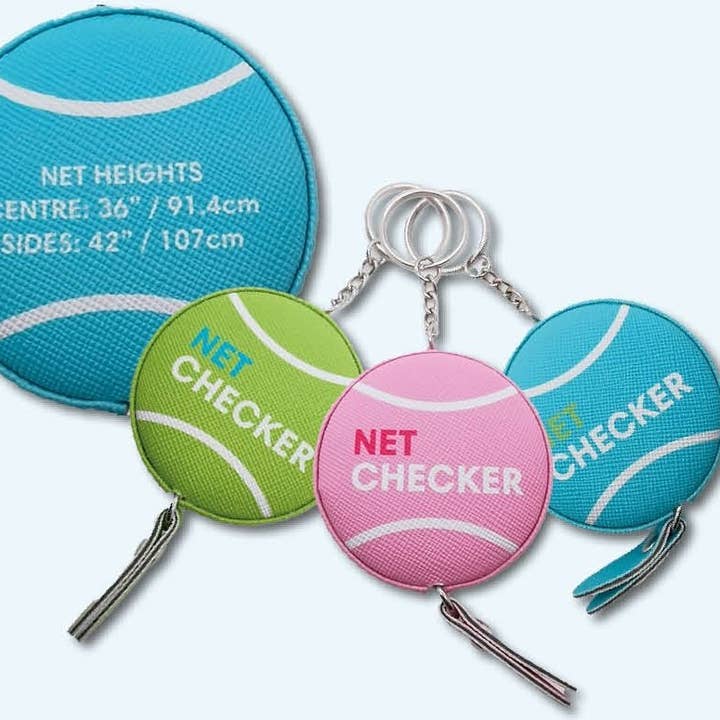 Net Checker - Tennis Net Height Measuring Tape - Pink for wholesale on Faire
