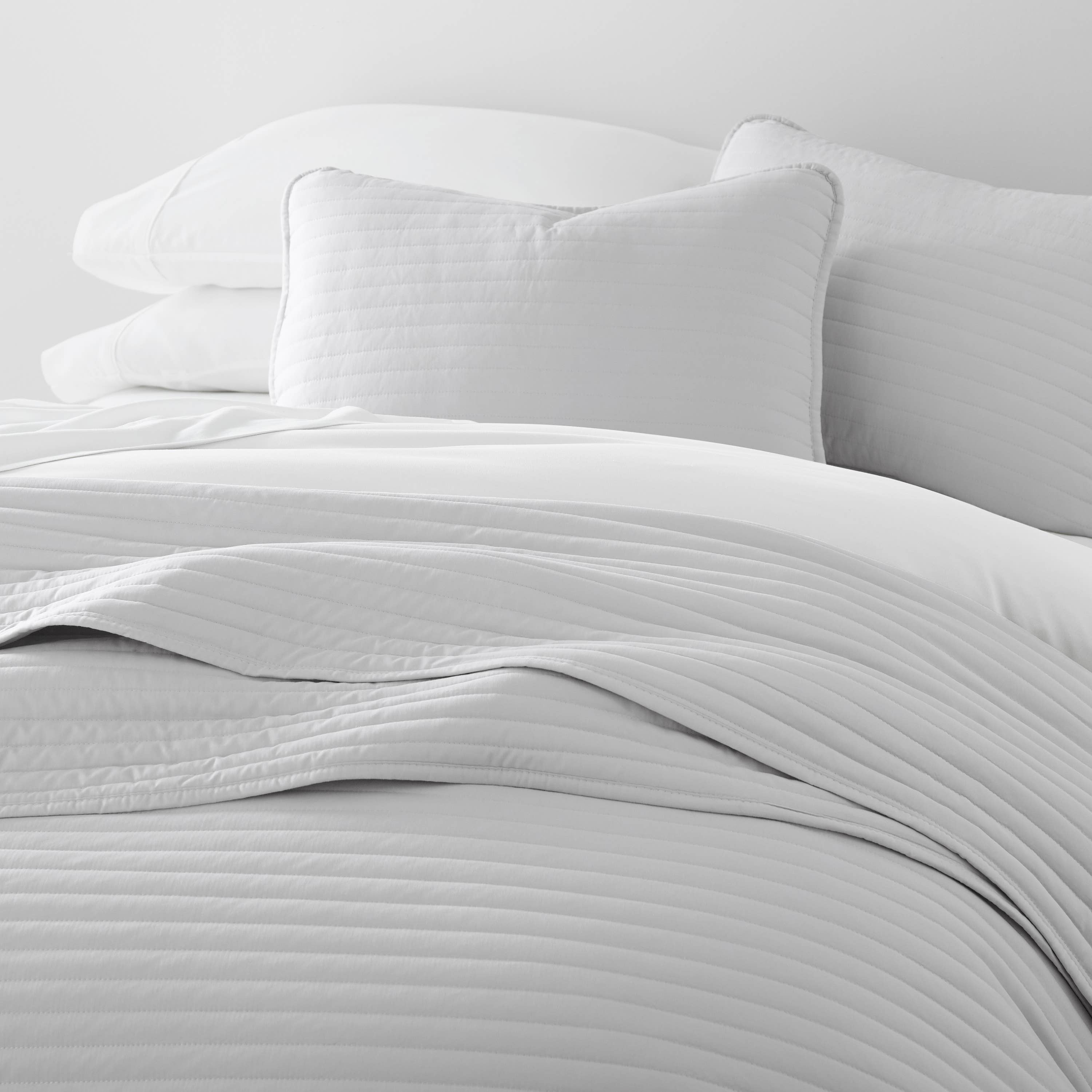 ienjoy Home - Vente Parure de lit - Ensemble de couvre-lit matelassé 3 pièces à rayures iEnjoy Home8