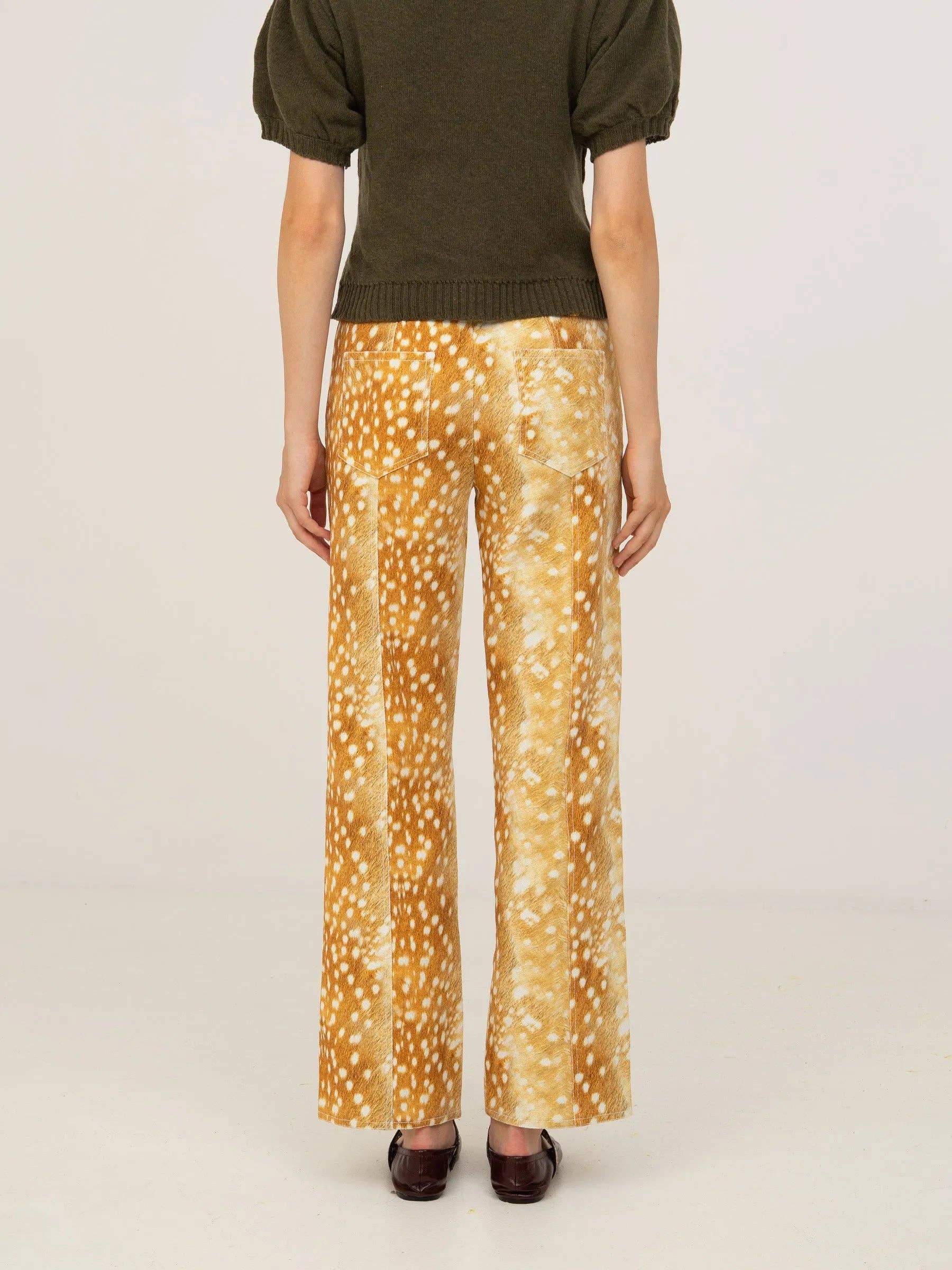 CARMEN SAYS - Wholesale Jeans - Women's - Vaqueros de mezclilla con estampado de ciervo4