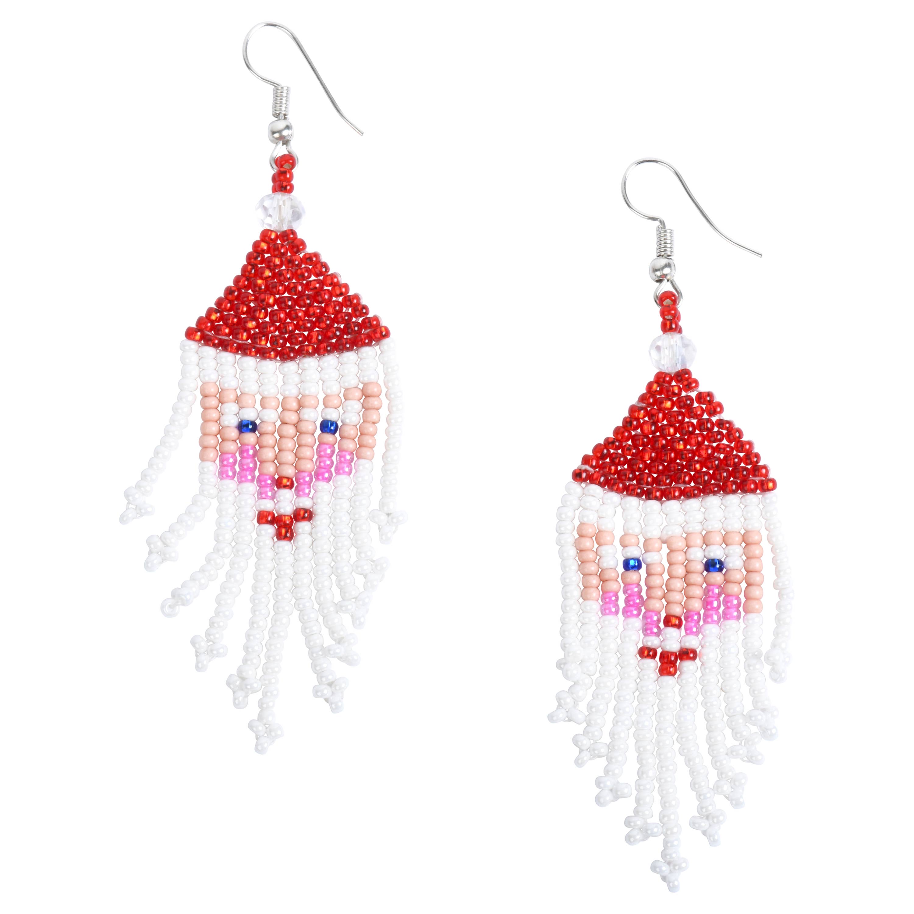 target santa earrings