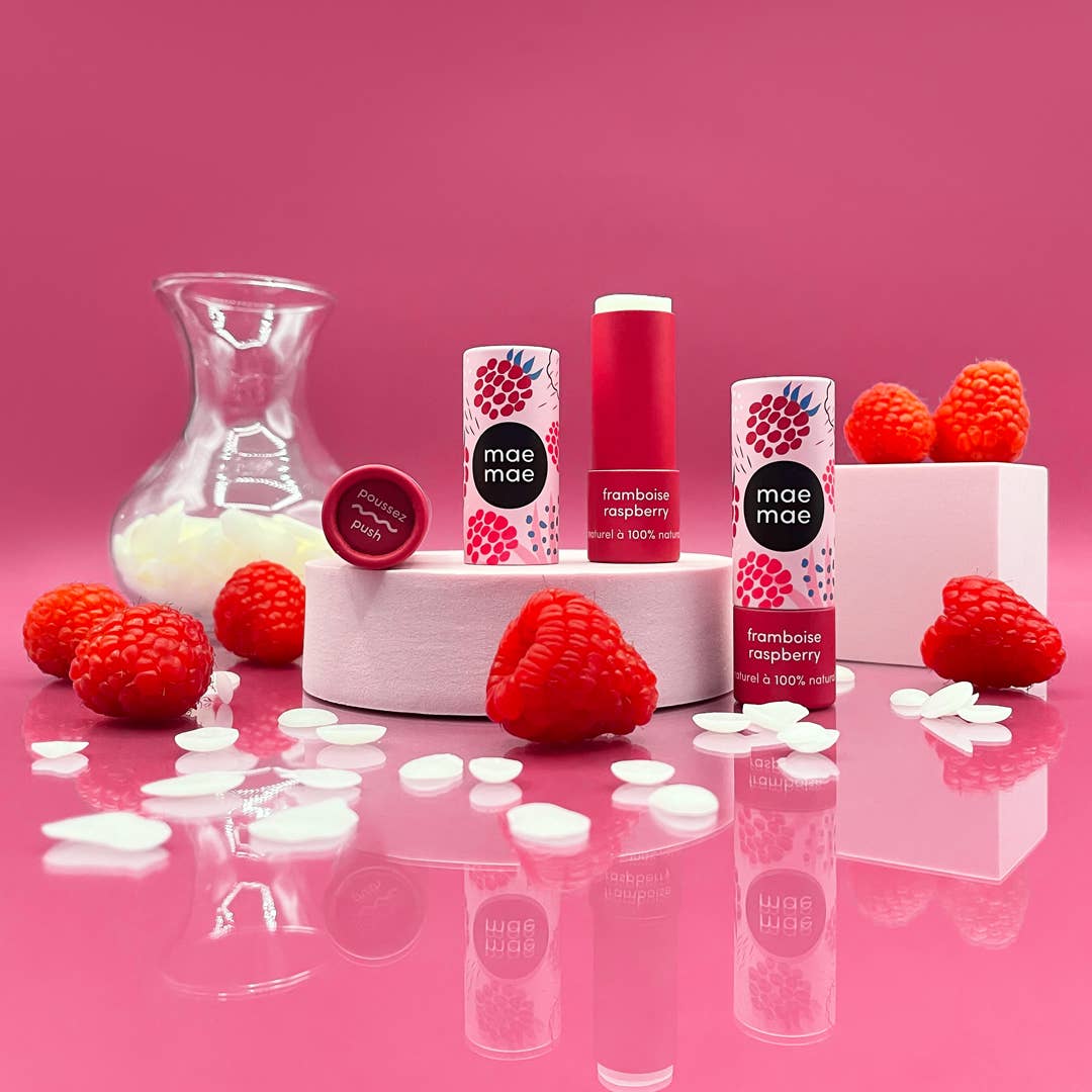 Maemae Natural Products - Wholesale Lip Balm - Raspberry Natural Lip Balm1