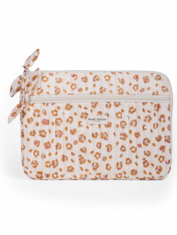 LAPTOP POUCH 13" - BENGAL LATTE for wholesale by Bindi Atelier