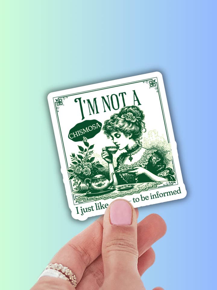 Funny chismosa latina sticker,funny spanish vinyl sticker for wholesale by Lalatina Shop