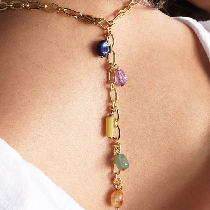 ÉMOLO - Wholesale Pendant/Charm Necklace - COOL Long Coin Necklace7