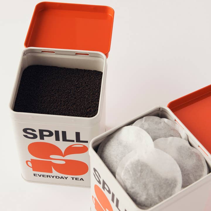 Spill – wholesale Tea bags – SPILL EVERYDAY TEA TIN of 40 teabags (Case of 6 tins)4