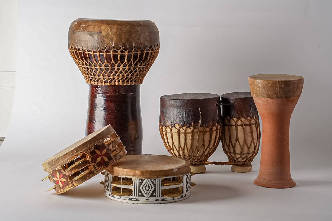 Verve Culture - Wholesale Musical Instrument - Moroccan Taarija Hand Drum7