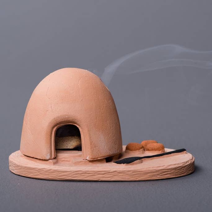 DW8 Distribution - Wholesale Incense Holder - West - Wood Incense Back Flow Burner Hut