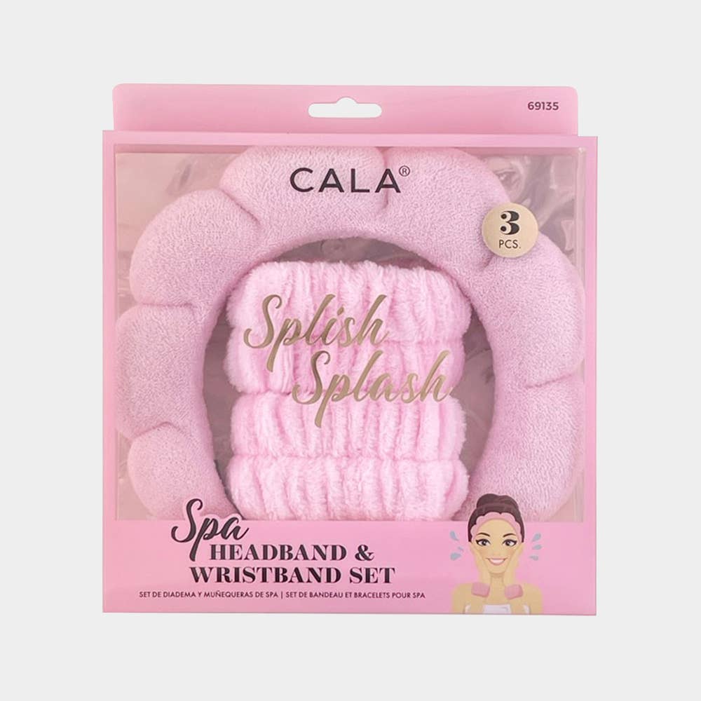Sensibling Corp. - Wholesale Spa Headband - 3PCS - Spa Headband & Wristband Set6