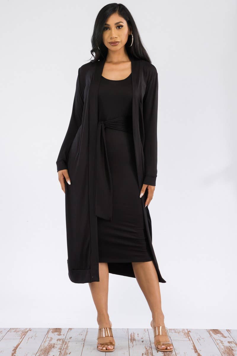 H&H Fashion Inc. - Wholesale Dress - Women's - HH657X-SL-NEW - 2PC Cardigan and Dress Set3