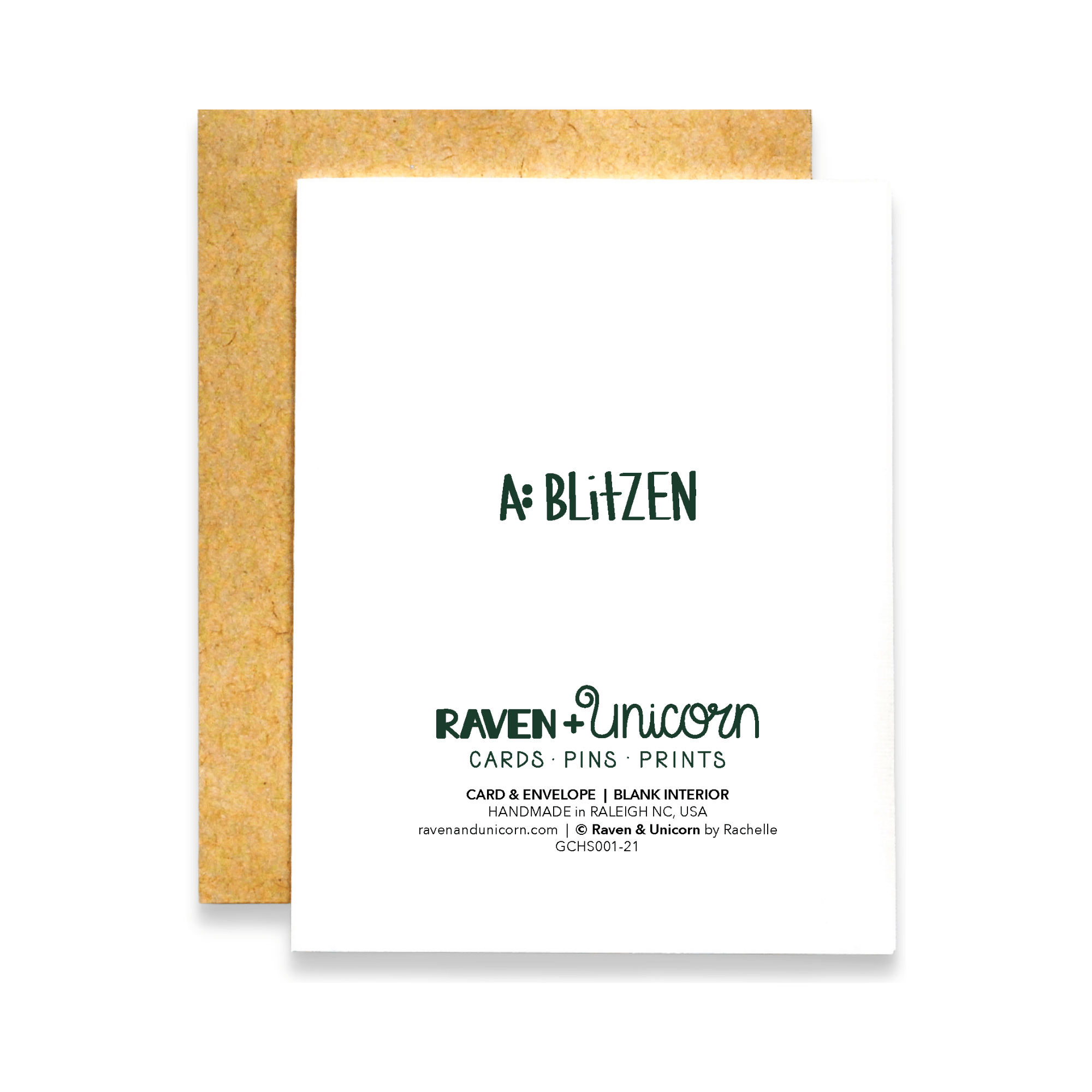 Raven + Unicorn – postal de Natal por atacado – Blitzen: Cartão do Amigo de Bebida do Papai Noel3