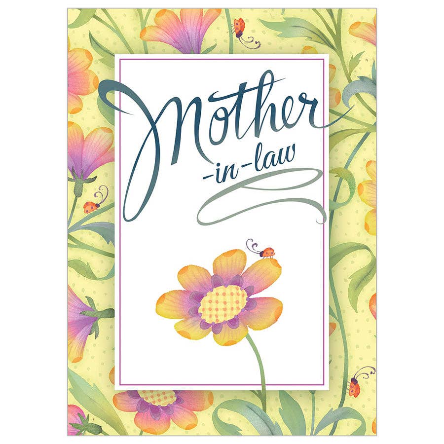 Legacy - Wholesale Birthday Card - Lady Bug Garden - Faith Birthday Mother-in-Law Card0