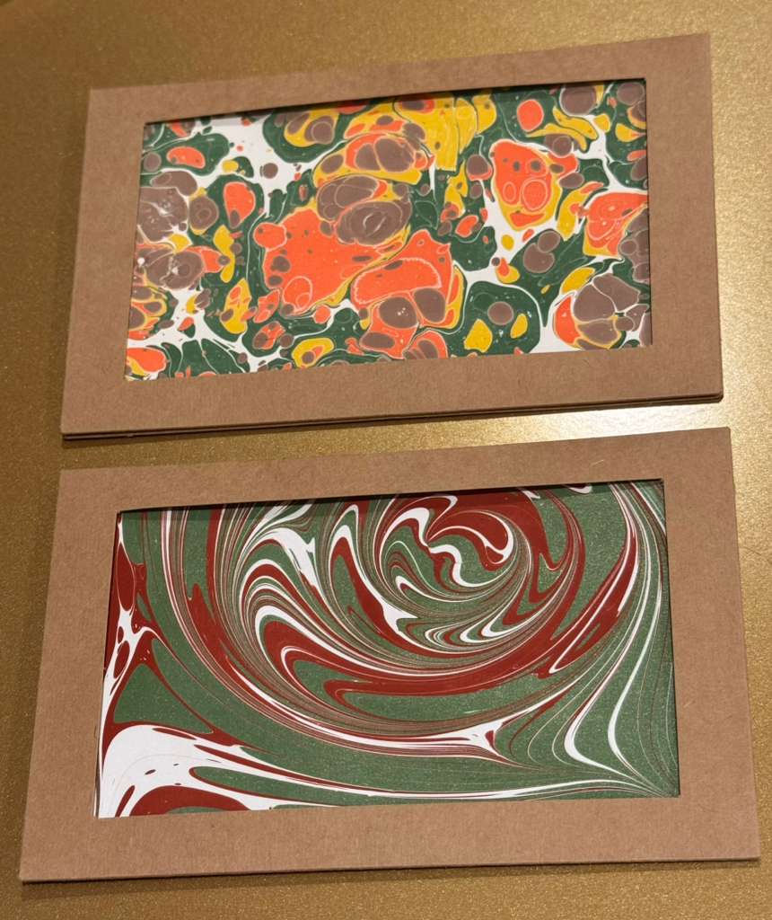 Marbling Art LLC - Wholesale Everyday Greeting Card - Hand-Marbled Framed Greeting Cards for any Occasion10