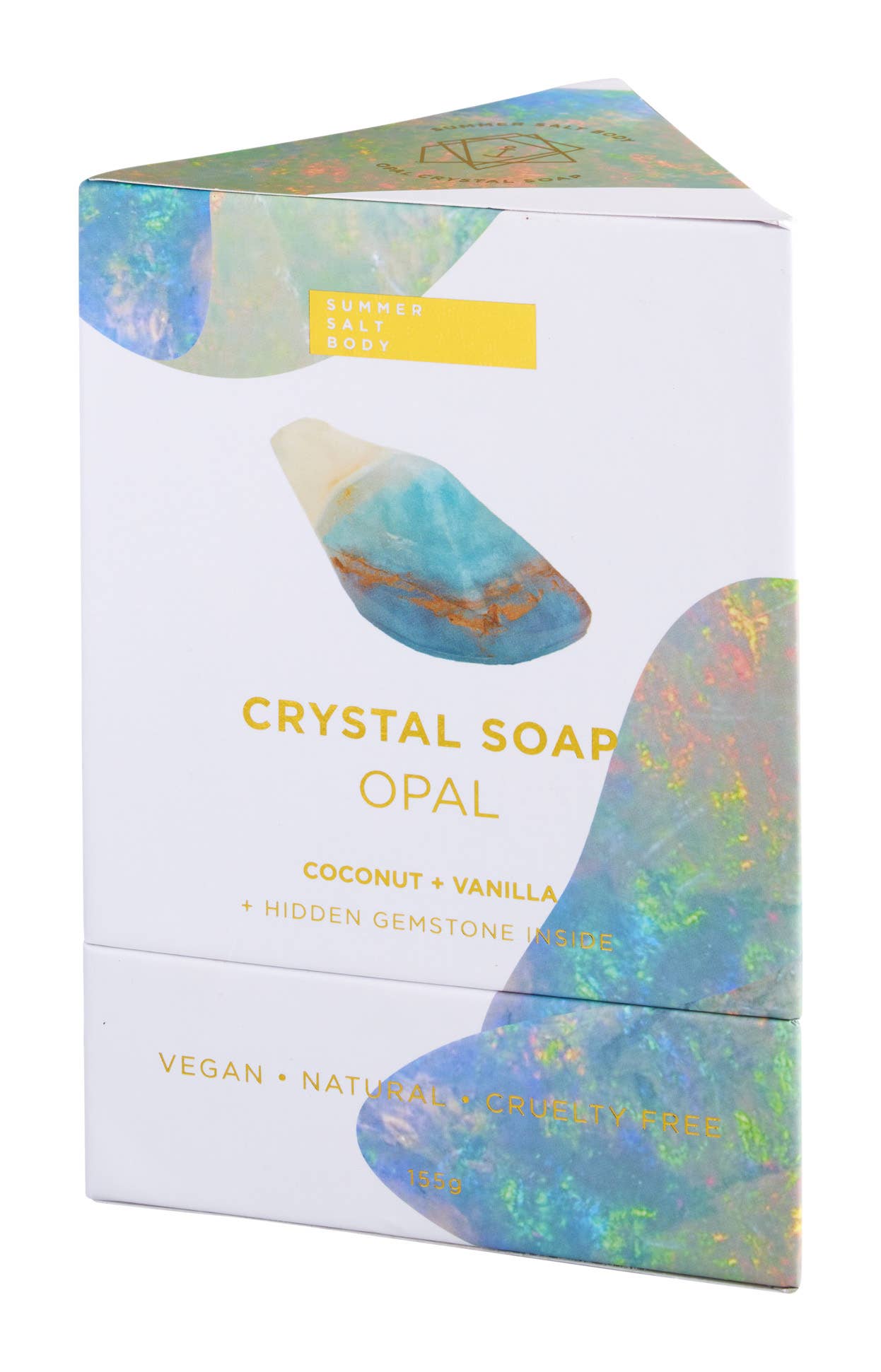 Summer Salt Body - Wholesale Bar Soap - Opal Crystal Soap - with hidden gemstone!2
