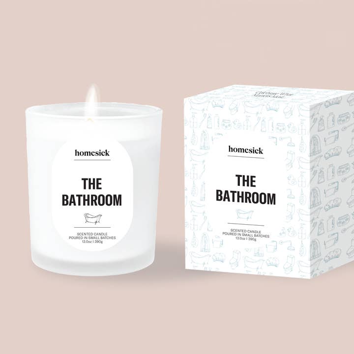 The Bathroom Candle for wholesale by Homesick Candles