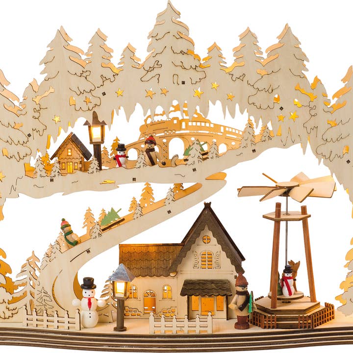 Lichterbogen « Stadt » mit Beweglicher Pyramide pour la vente par HGD