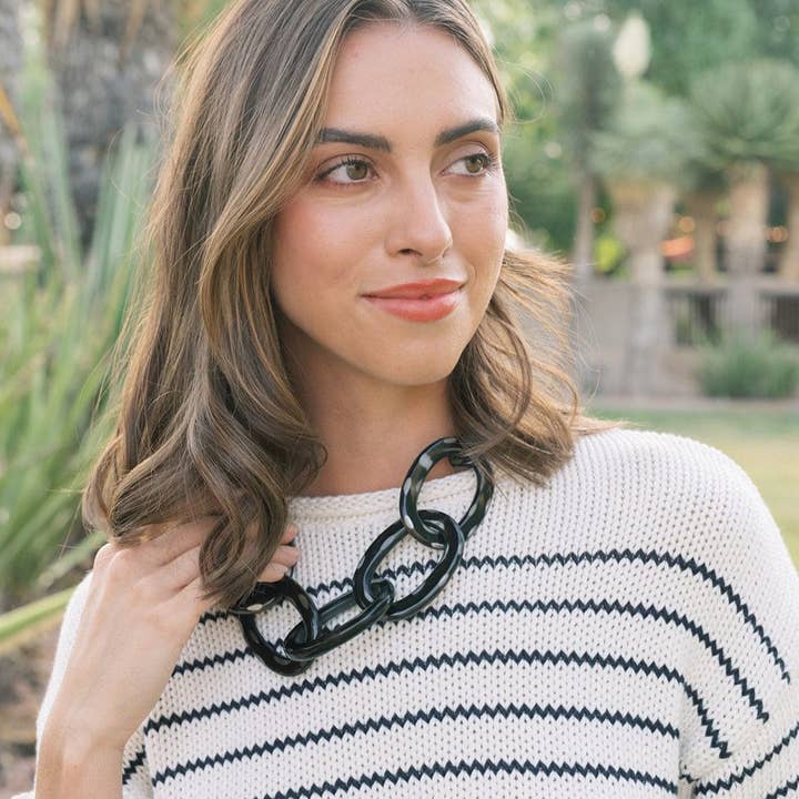 Sunshine Tienda – Colar de elos e correntes por atacado – Colar Desi Link2