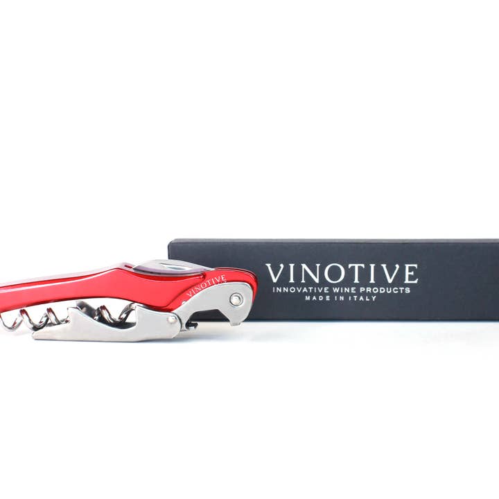Veloce - Tire-bouchon en aluminium de qualité professionnelle - Rouge pour la vente par VINOTIVE