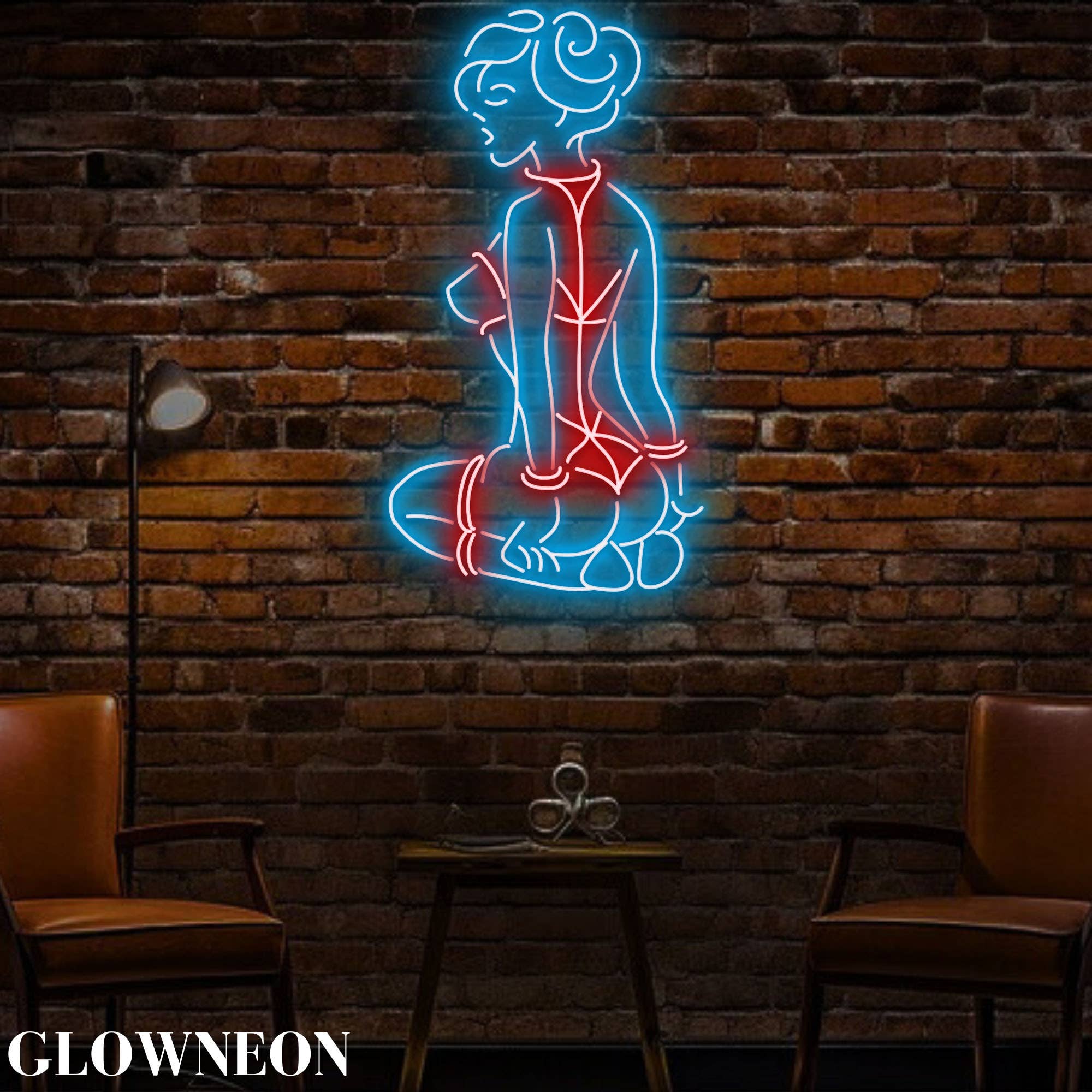 Glow Neon - Wholesale Neon Sign - Bondage Girl Neon Signs, Sexy Woman Body Bedroom Wall Decor3
