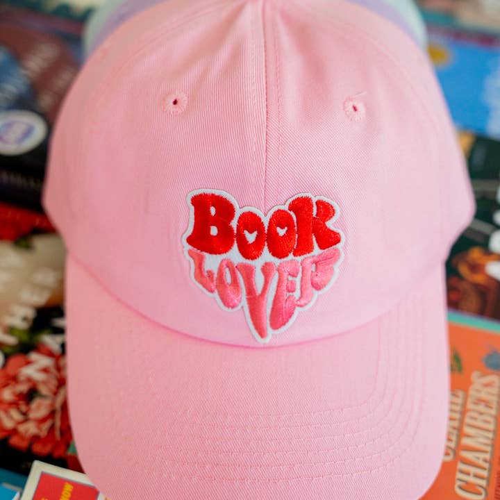 Book Lover Dad Hat for wholesale by Bluebird & Co.
