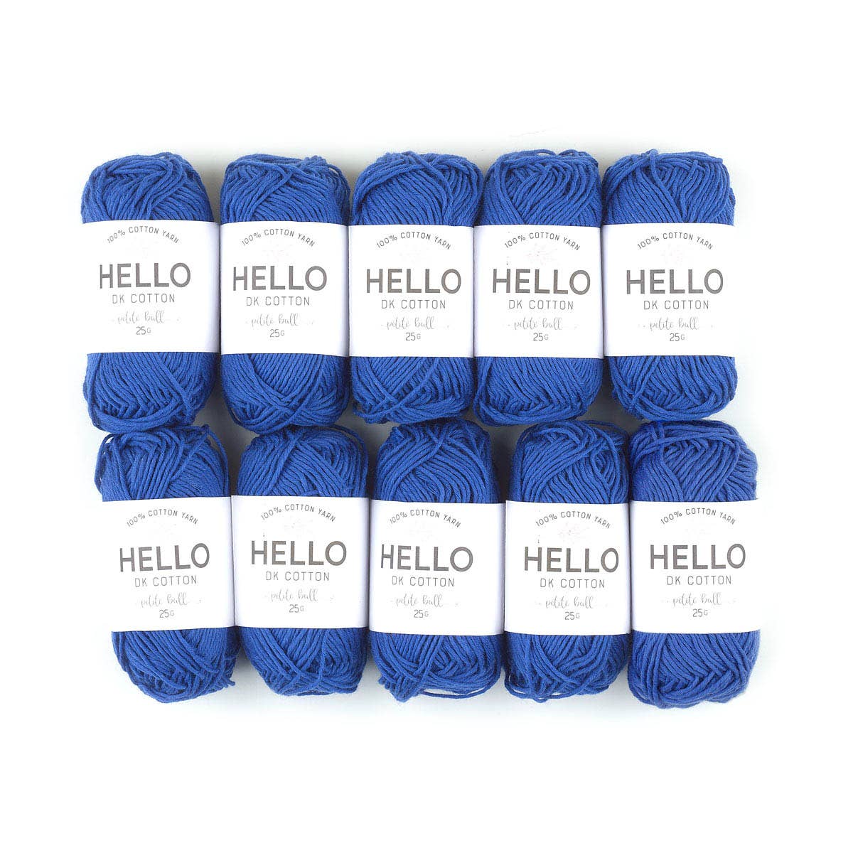 Creative World of Crafts – wholesale Garn – HEJ 100% bomull 25g Amigurumi garn förpackning med 10 bollar49