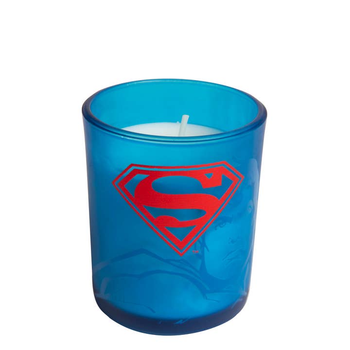 Insight Editions - Wholesale Jar/Filled Candle - DC Comics: Superman Glass Votive Candle