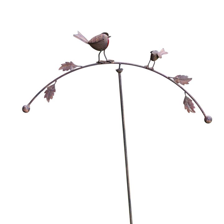 Estaca de Jardim de Metal Robin Balancer 1,35m Ornamento por atacado de Vale Ornaments