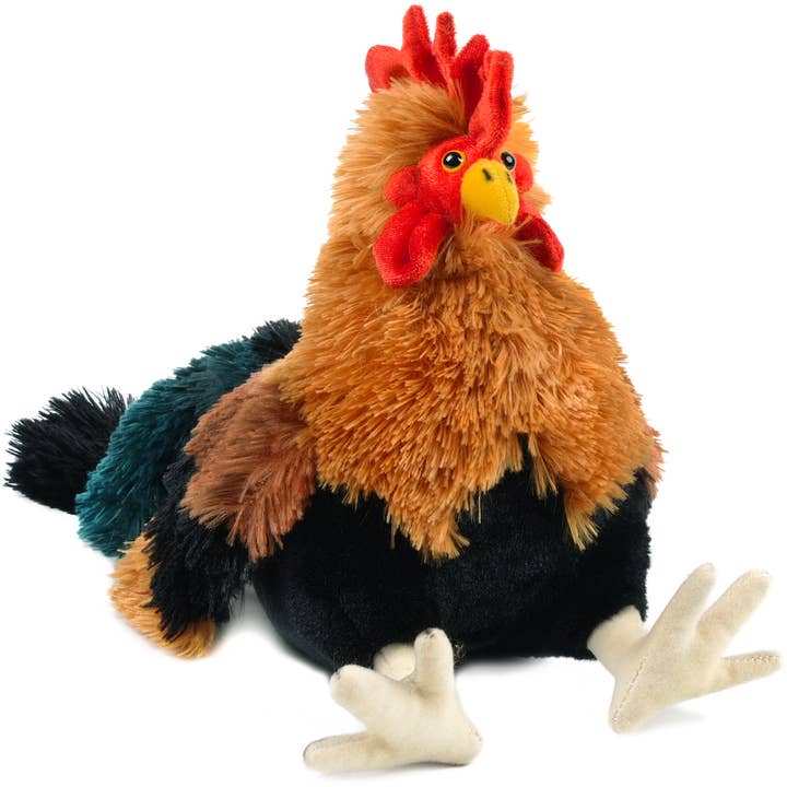 Riley The Rooster | 8 Inch Chicken Stuffed Animal Plush for wholesale by VIAHART Toy Co.