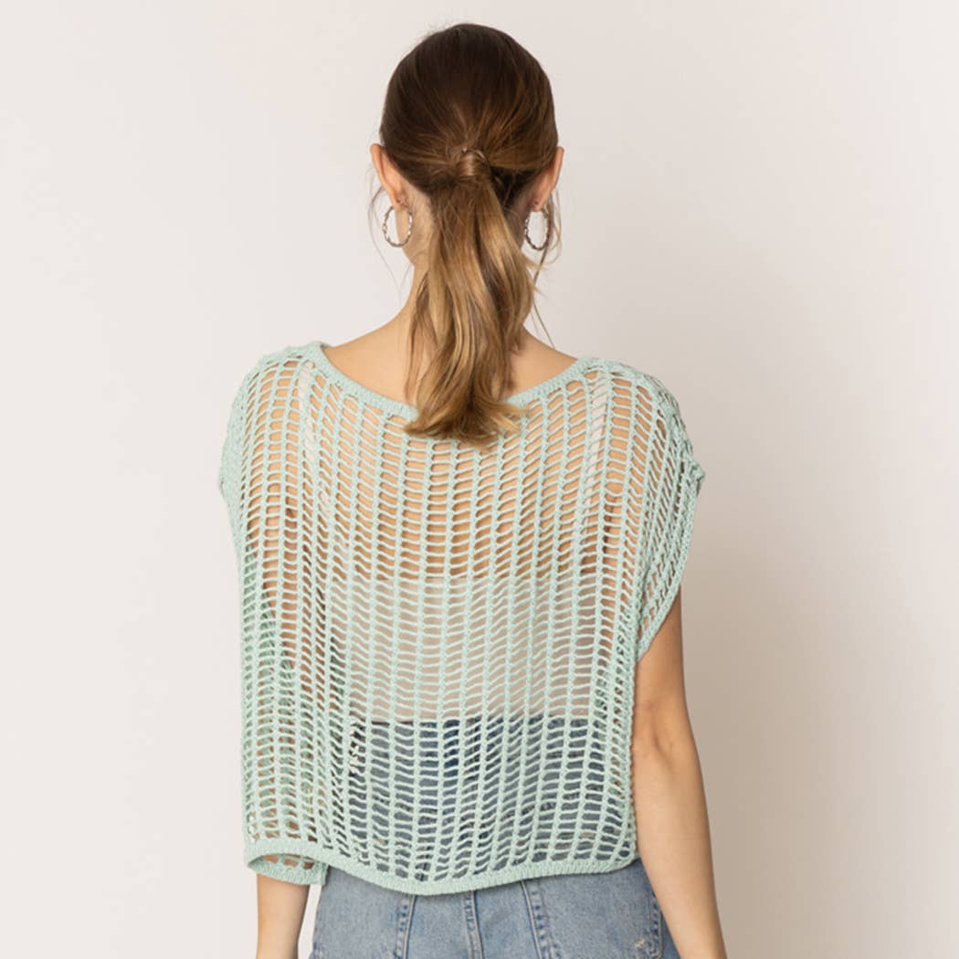 Fashion City - Venta al por mayor Poncho - Mujer - Poncho de verano de ganchillo de color liso10