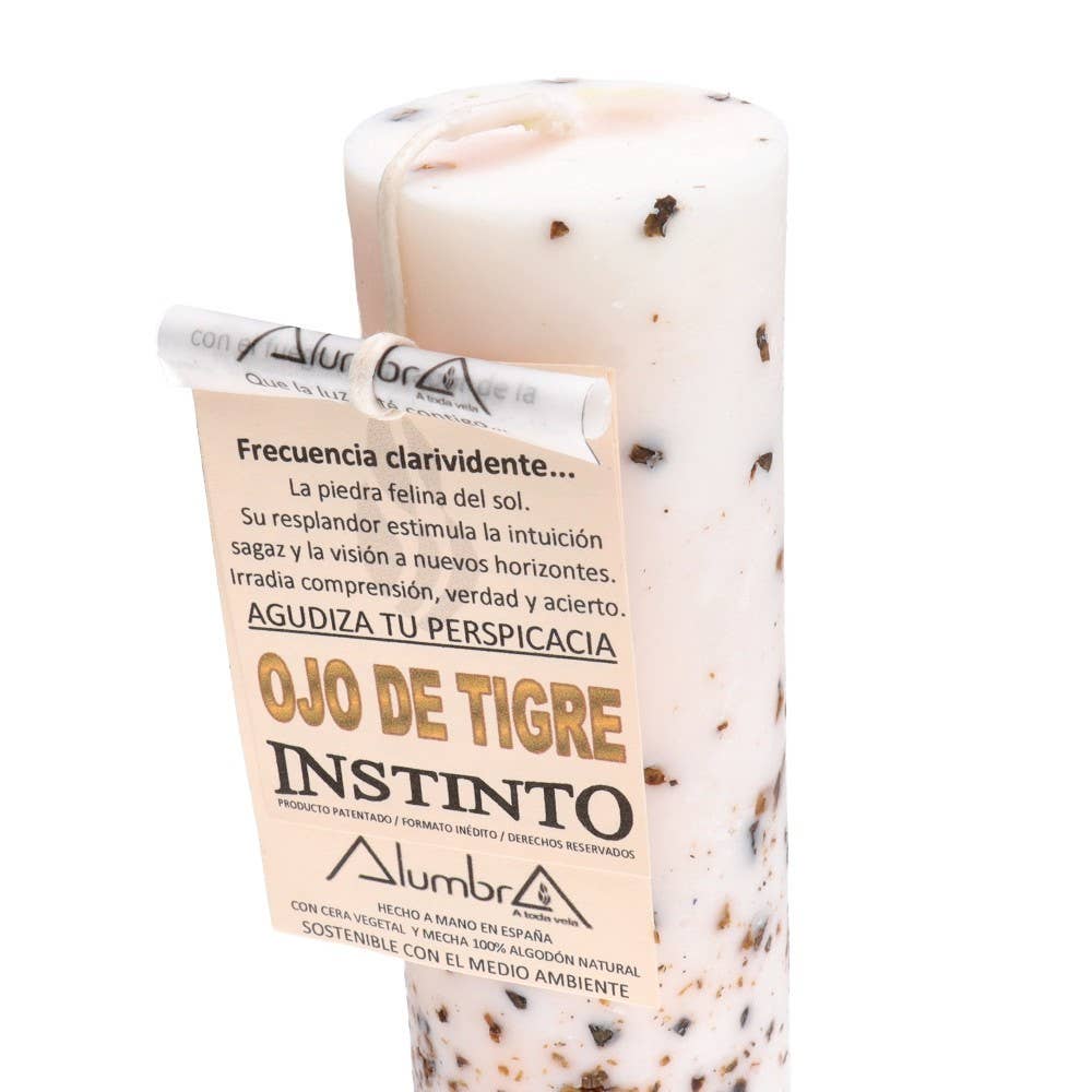 Vives de la Cortada S.L - Wholesale Votive Candle - Handmade Candle with Tiger's Eye - Instinct1