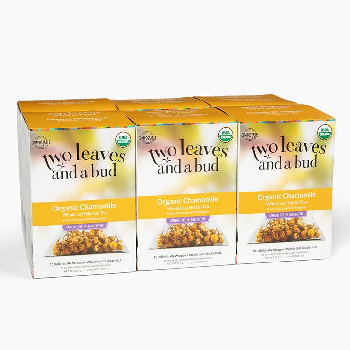 Two Leaves and a Bud - Wholesale Tea Bags - Organic Chamomile Herbal Tea1