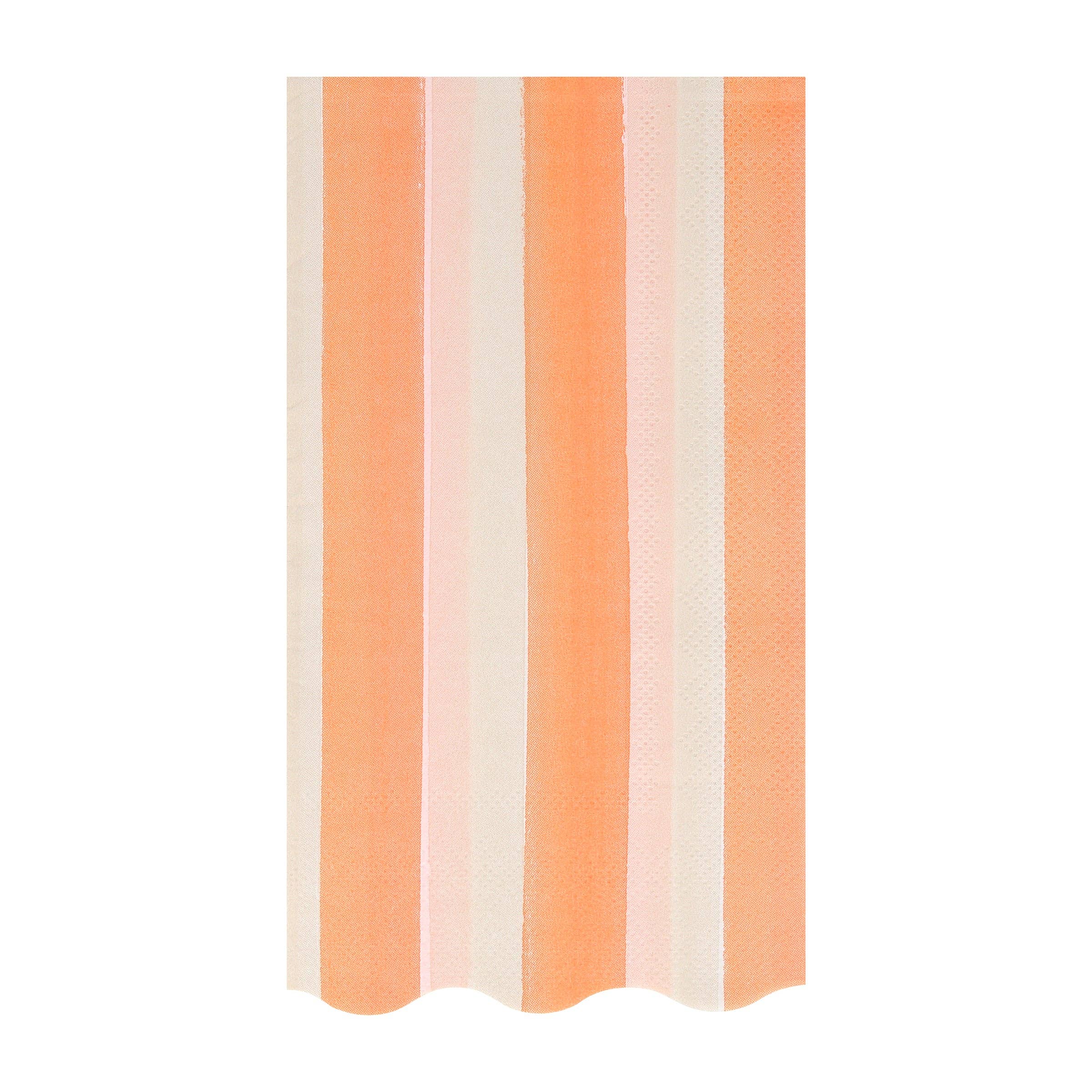 Meri Meri - Wholesale Disposable Napkin - Fall Stripe Guest Towels2