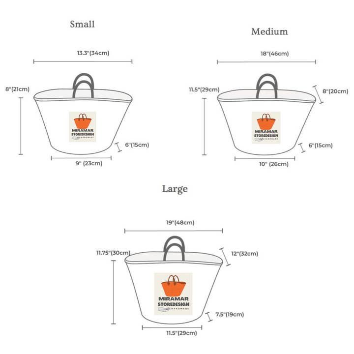 MIRAMAR Store - Wholesale Beach bag - French market basket with leather, Summer Bag3