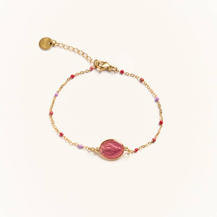 Palas - Wholesale Charm/Dangle Bracelet - Santa Maria - Bracelet Pink2