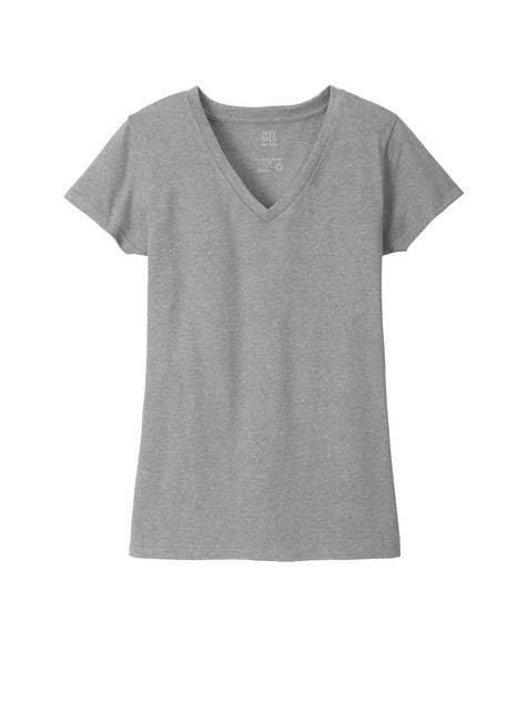 Print The Dream - Wholesale T-shirt – women's - District ® Women’s Re-Tee ® V-Neck5