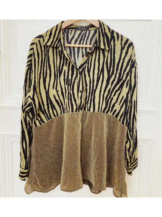 Nicole Cavallaro – wholesale Tröja med knappar – Dam – ZEBRA skjorta