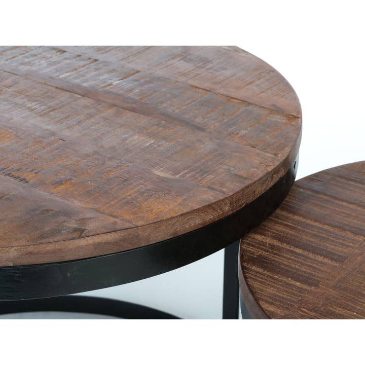 Voglrieder - Wholesale Coffee Table - Coffee table set of 2 side tables living room table round Aust49