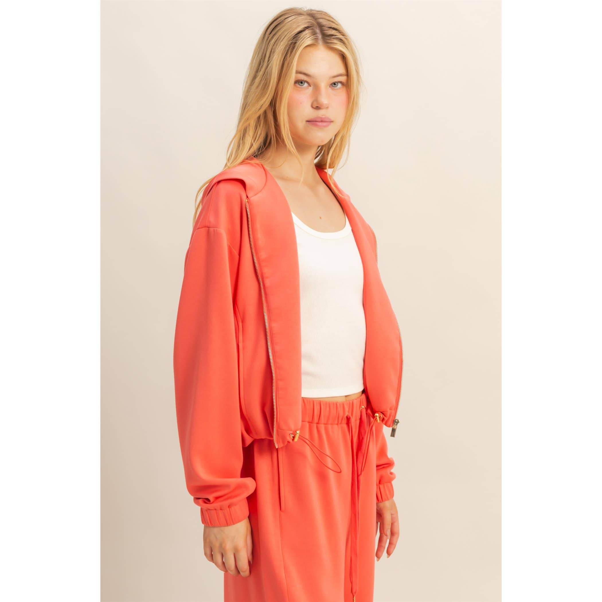 HYFVE - Vente Sweat à capuche – femme - Sweat à capuche zippé décontracté chic6