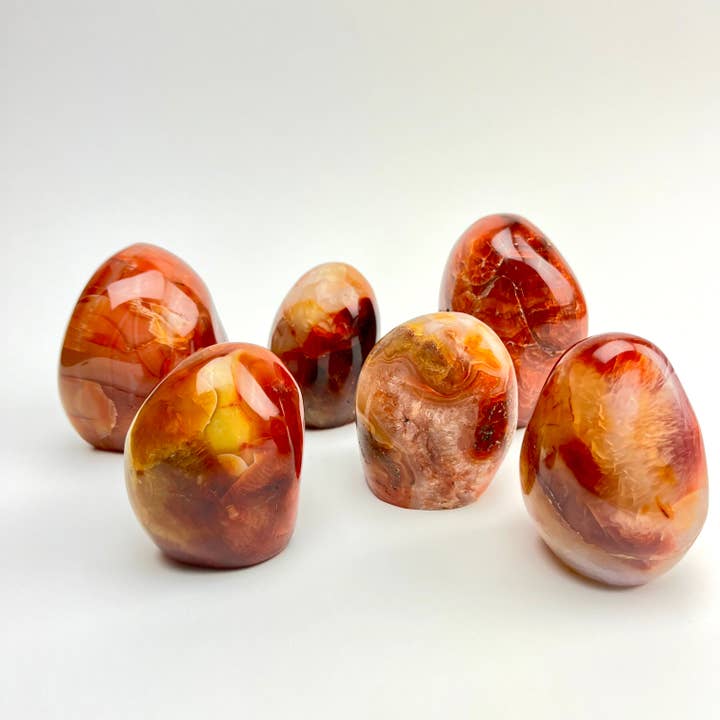 Pelham Grayson Rose - Wholesale Spiritual Stone/Crystal - Carnelian | Freeform Statue | 70-100mm | Madagascar