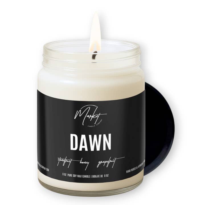 DAWN SOY WAX CANDLE for wholesale by Market Candle Company