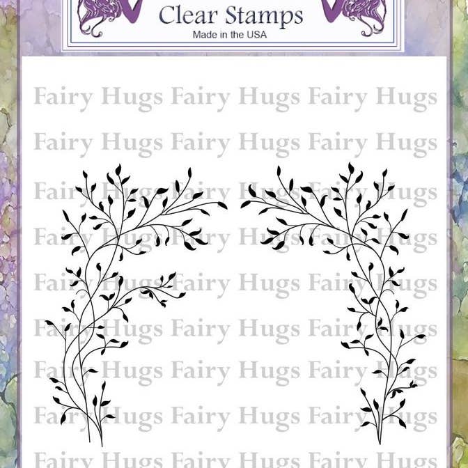 Fairy Hugs Stamps - Frilly Branches for wholesale by Fairy Hugs