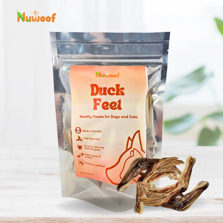 NuWoof - Dehydrated Duck Feet Chews for wholesale by NuWoof