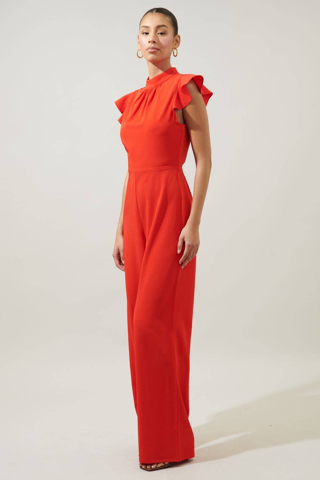 Sugarlips - Vendita all'ingrosso Tuta intera - Donna - Tuta a gamba larga con scollo a lupetto Manuela8