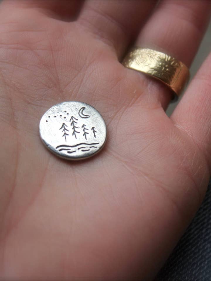 I Love You Good Luck Charm or Golf Ball Marker for wholesale by Peaces of Indigo