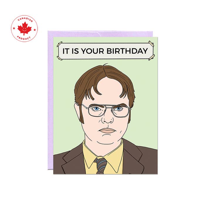 Party Mountain Paper co. - Wholesale Birthday Card - Dwight Birthday | Birthday Card