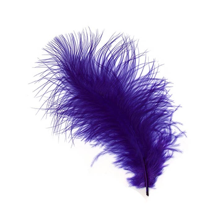 Zucker Feather Products - Wholesale Feathers - Loose Turkey Marabou Feathers 3-8" Dyed - Regal
