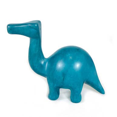 Blå Täljsten Dinosaurie för wholesale av Mbare Home + Gift