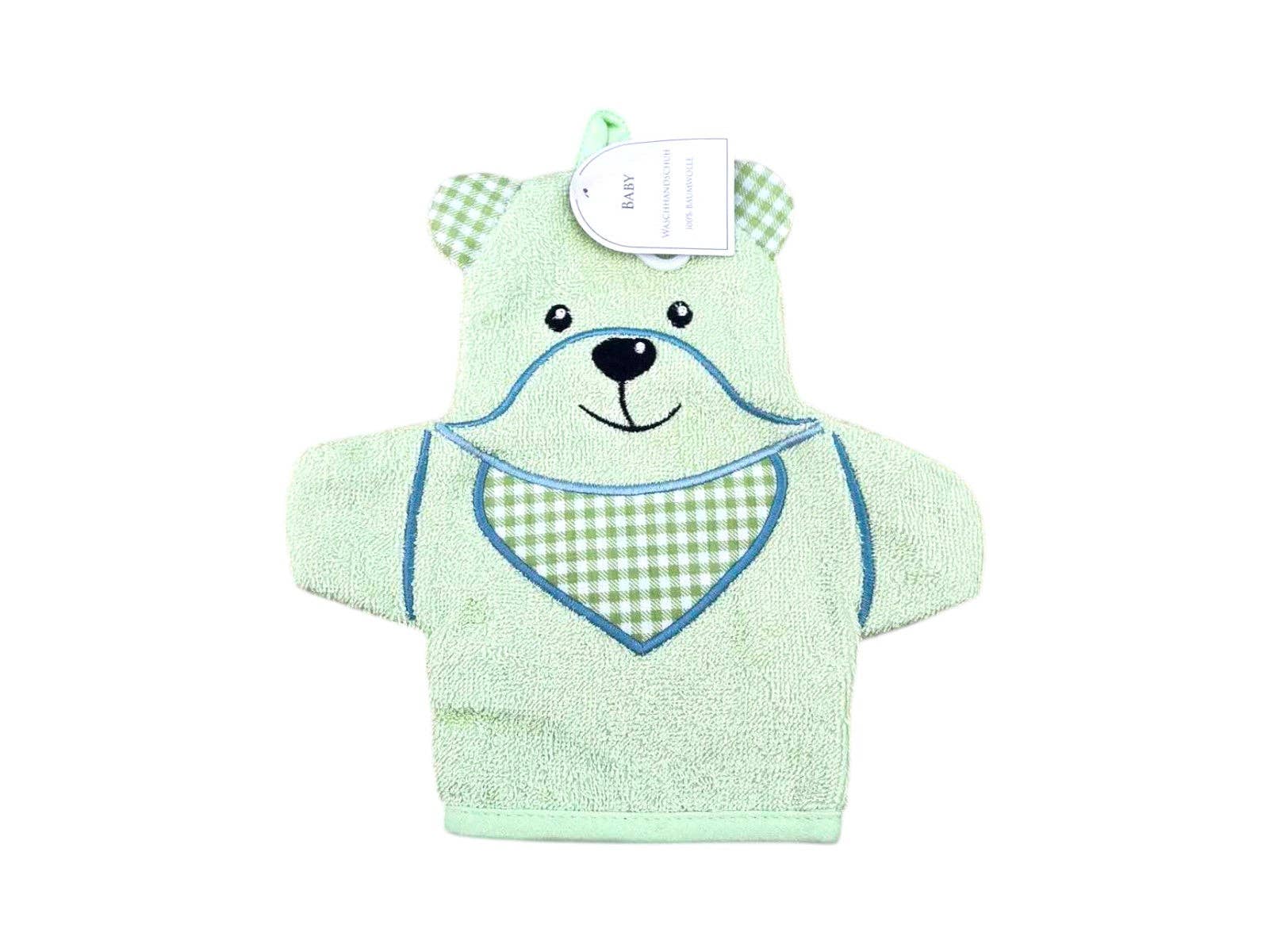VewoTex - Wholesale Wash Cloth - Kids & Baby - Baby Wash Mitt Bear » Children's Washcloth Terry » approx. 22x15 cm pure cotton » Wash Mitt2