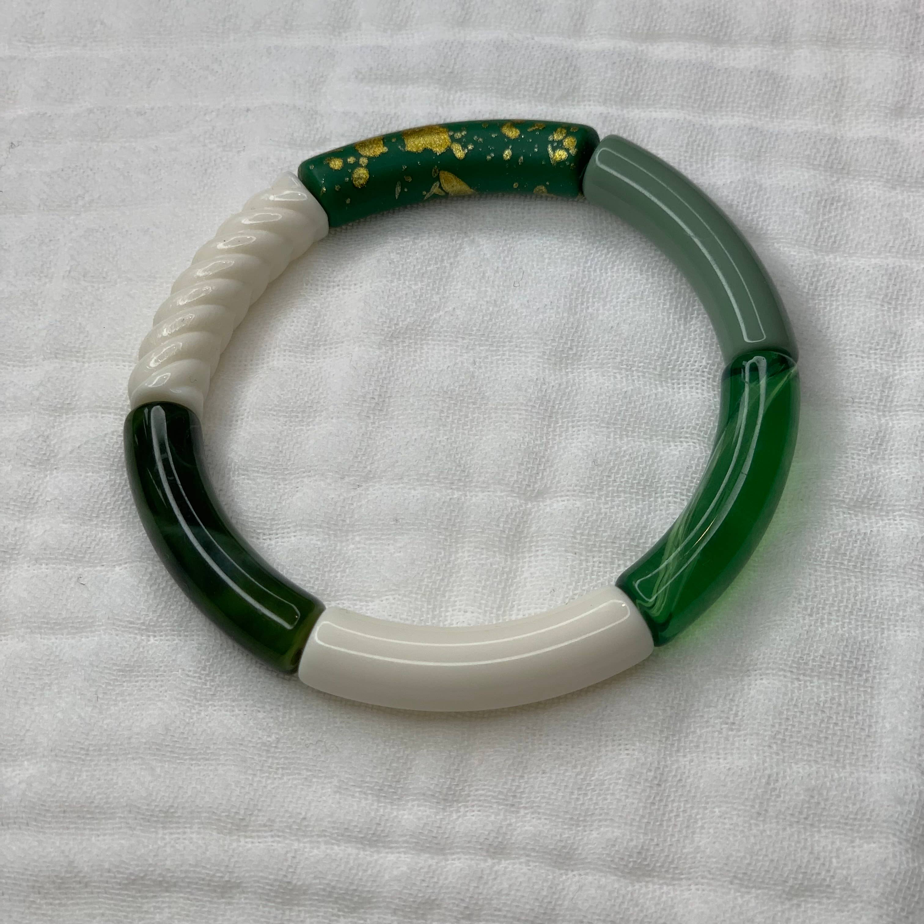 Manacreations – wholesale Pärlarmband – Elastiska bangles i khakitoner7