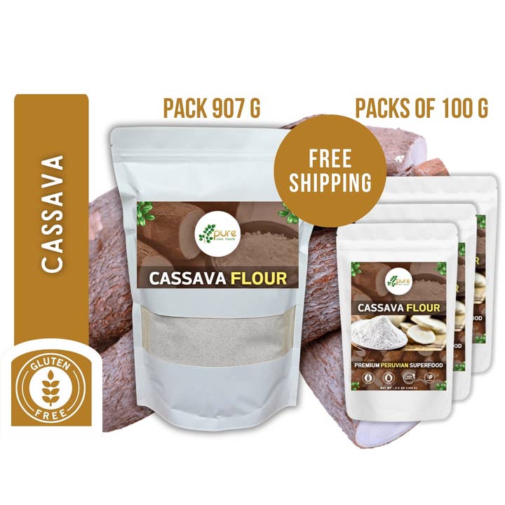 Pure Inka Foods – wholesale Mjöl – Cassava bakmjöl - Gratis Frakt-5KG Min Beställning