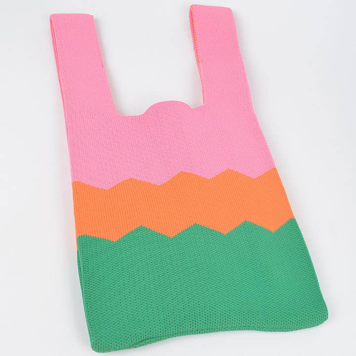 Multicolor Multi Color Poly Woven Bag for wholesale on Faire